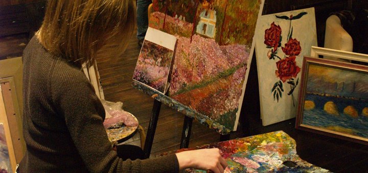 Занятия в творческой студии «Vostrykh Gallery» в Киеве. Посетить со скидкой
