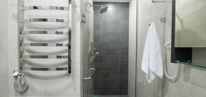 Интерьер ванной в номере Сидней в отеле 12th Floor Apartments в Одессе