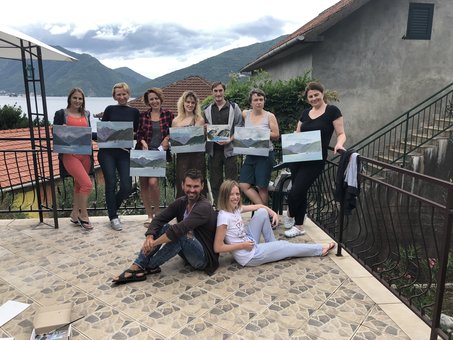 Акварельний живопис у творчій студії «Vostrykh Gallery» у Києві. Зареєструватись по акції
