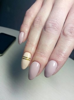 Покрытие ногтей гельлаком в салоне красоты «TI Beauty Space» в Киеве по акции