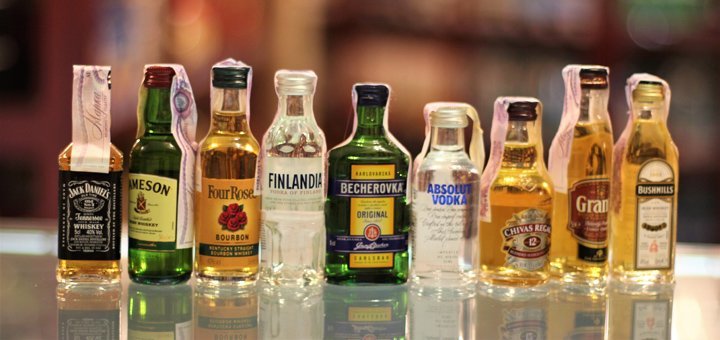 Миниатюры алкоголя в магазине «Elitochka». Купить миниатюры алкоголя со скидкой