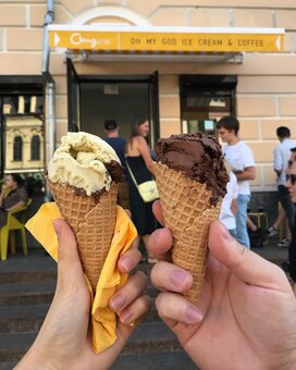 "Oh My God: ice cream&coffee" акции