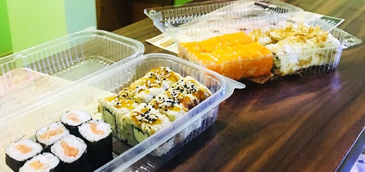 Скидка на все суши, роллы и сеты в суши-баре «Beer & Sushi» 2