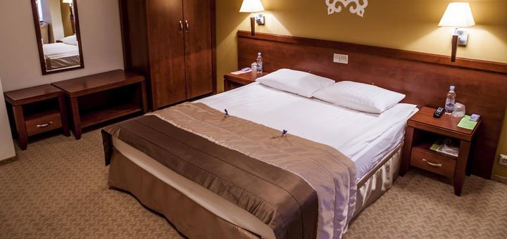 A room at the Adria Hotel in Kyiv. Book a room with a discount. Cheap hotels in Kyiv.