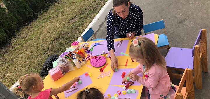 &quot;mommy yangolyata&quot; is a private kindergarten in kiev. enroll your child in the garden at a discount.