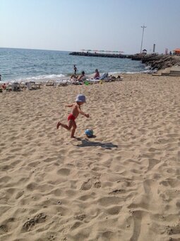 Sauvignon beach in odessa. relax by certificate