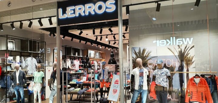 Low prices clothing store &quot;lerros&quot;