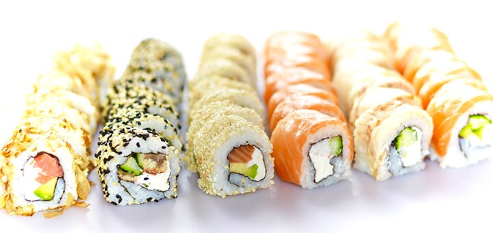 delivery service "Sushi Hata" in Kyiv. Order food at a discount.