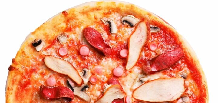 Discount pizza at the pizzeria like pizza