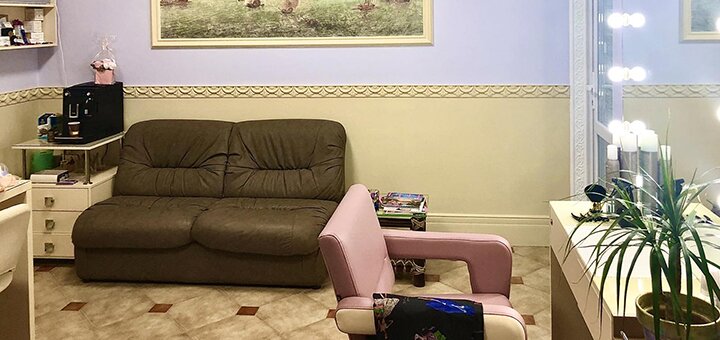 Маникюр, педикюр и однотонное покрытие гель-лаком в салоне красоты «Fiori»