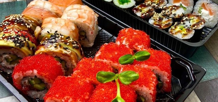 Sushi with delivery from Sushi Fish'ka