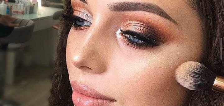 Beautiful evening make-up by make-up artist Jamily Tahmazova