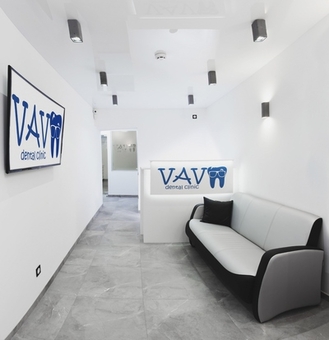 Dental treatment at the dental clinic VAV Dental in Lviv.