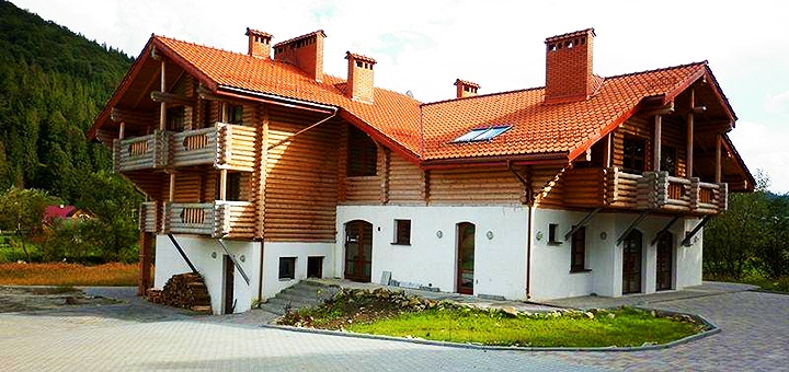 Manor &quot;lion&quot; in the carpathians. book on promotion 1