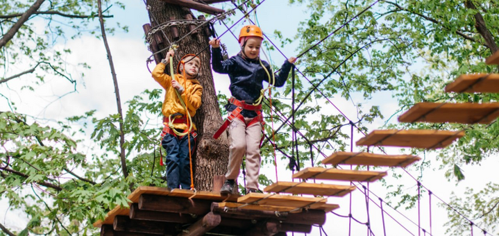 Веревочный парк Monkey Forest в Полтаве