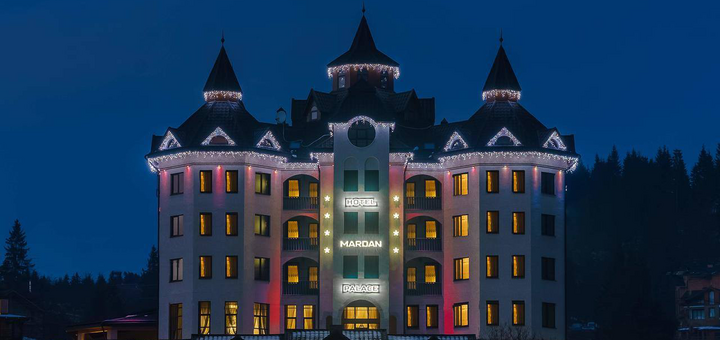 Отель Mardan Palace в Буковеле. Отдыхайте со скидкой 150