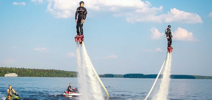 Flyboard rental in the «Flying Pro» company in Kiev. Order flyboard rental for a promotion.