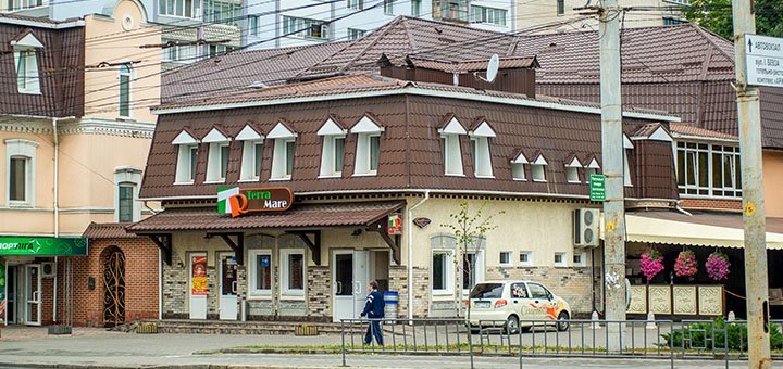 Ресторан итальянской кухни «Терра Маре» в Виннице. Заказывайте доставку пиццы по акции.1