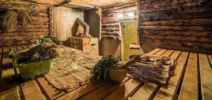 Russian bath &quot;slavic elixir&quot; visit according to action №5