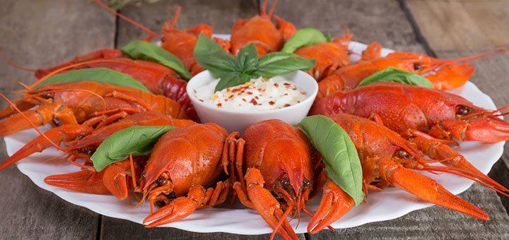 Доставка раков «Crayfish» по Киеву и Киевской области. Заказывайте раков по акции.