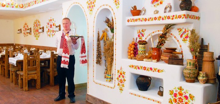 Restaurant in the SPA-hotel "Promenade" in Truskavets. Book your vacation at a discount.