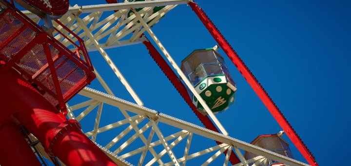 Ferris wheel in the central park of Kharkov. Rest at a discount (3)