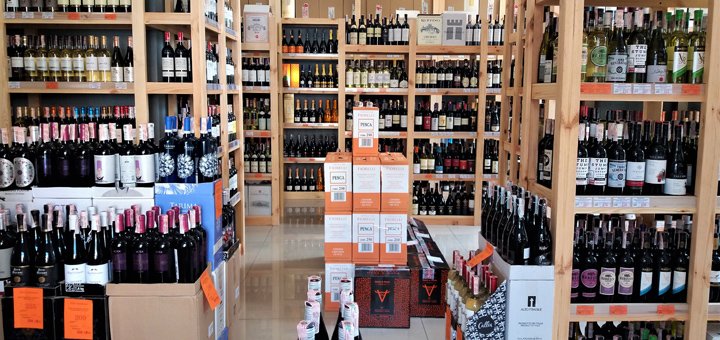 Вино в сети виномаркетов «OKwine» со скидкой