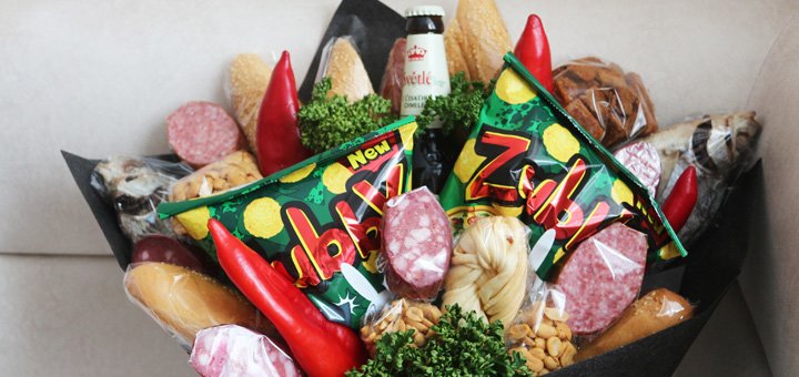 Пивні букети "Fruits & Flowers Market" у Дніпрі. Замовляйте по акції.