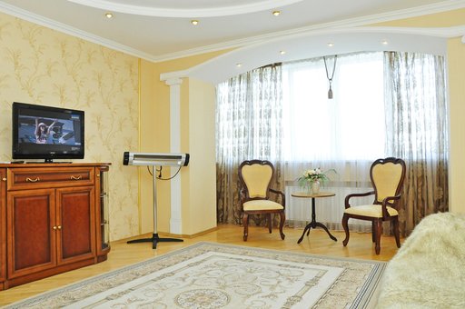 Living room of VIP apartments «Wellcome24» in Kiev. Rent at a discount.